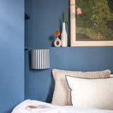 Applique murale demi lune tissu Sunray Wide cobalt