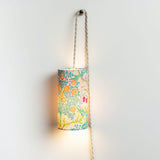 Lampe Baladeuse tissu W. Morris Blackthorn rose