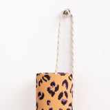 Lampe Baladeuse en gaze de coton Léo caramel