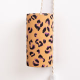 Lampe Baladeuse en gaze de coton Léo caramel