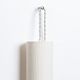 Lampe Baladeuse en gaze de coton gaufrée Ecru
