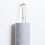 Lampe baladeuse en gaze de coton gaufrée Gris clair