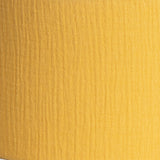 Lampe Baladeuse en gaze de coton gaufrée Moutarde