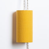 Lampe Baladeuse en gaze de coton gaufrée Moutarde