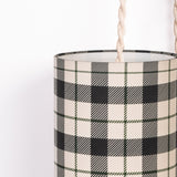 Lampe Baladeuse tissu Tartan intense