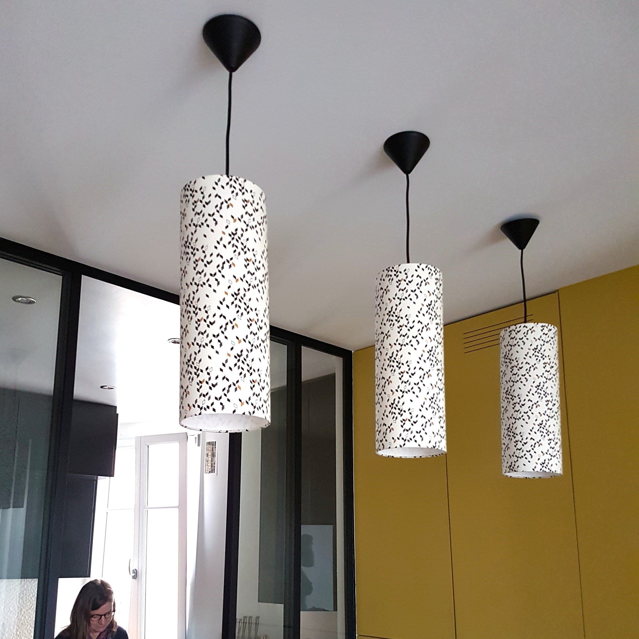 Abat-jour tube L Twist
