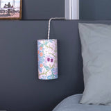 Lampe Baladeuse tissu W. Morris Blackthorn rose