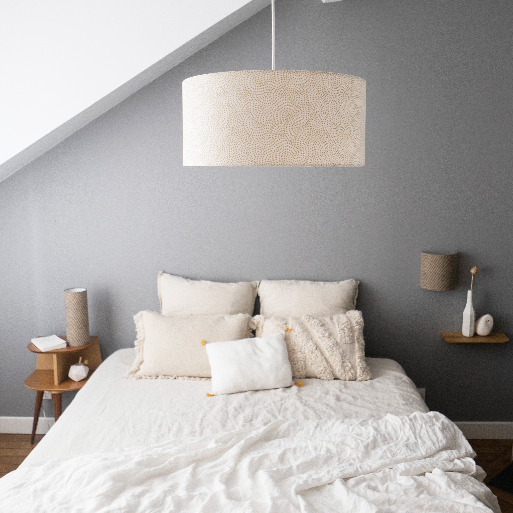 Lampe Octave M, applique Octave et suspension Sésame