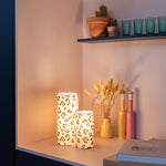 Lampe M et S Gaze Léo écru