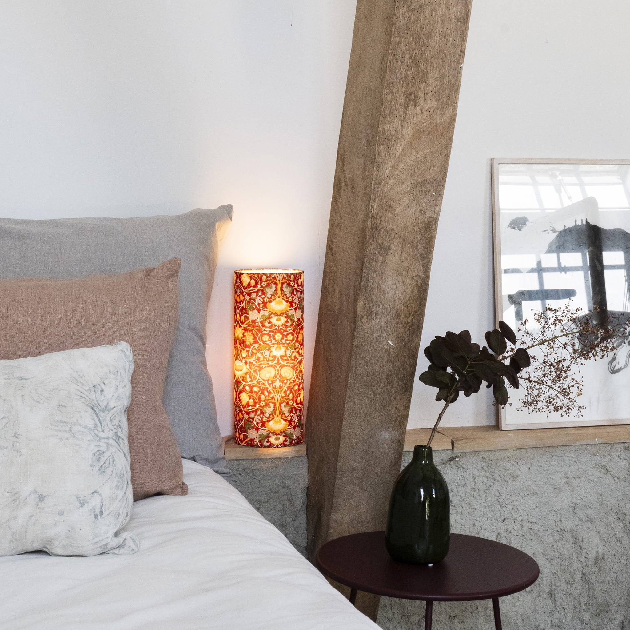 Lampe W. Morris Lodden rouge M