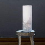 Lampe Pivoine gris L