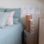 Lampe Octave rouge L et lampe Joy M