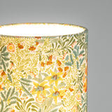 Lampe tube à poser tissu W. Morris Bower