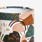 Lampe tube à poser tissu Dune