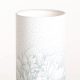 Lampe tube à poser en tissu maisonGeorgette Pivoine gris