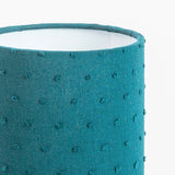 Lampe tube à poser en plumetis de coton Canard
