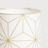 Lampe tube à poser tissu Maxi hoshi or