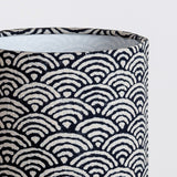 Lampe tube à poser tissu Nami