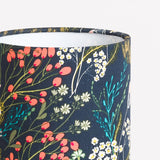 Lampe tube à poser tissu Symphonie navy
