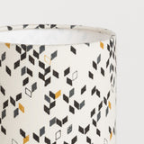 Lampe tube à poser tissu Twist