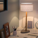 Lampe Helios avec abat-jour Cinetic indigo D25 cm