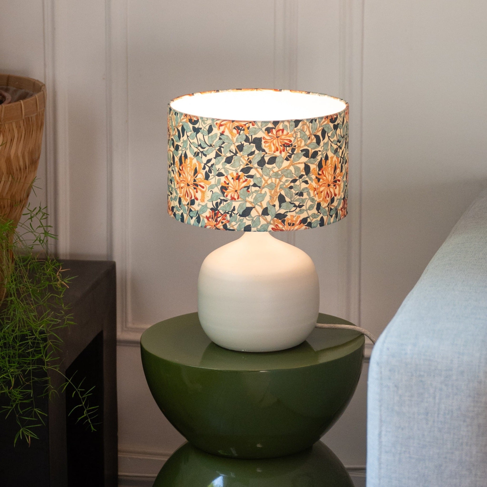 Lampe Terra Off-White avec abat-jour Honeysuckle D25 cm