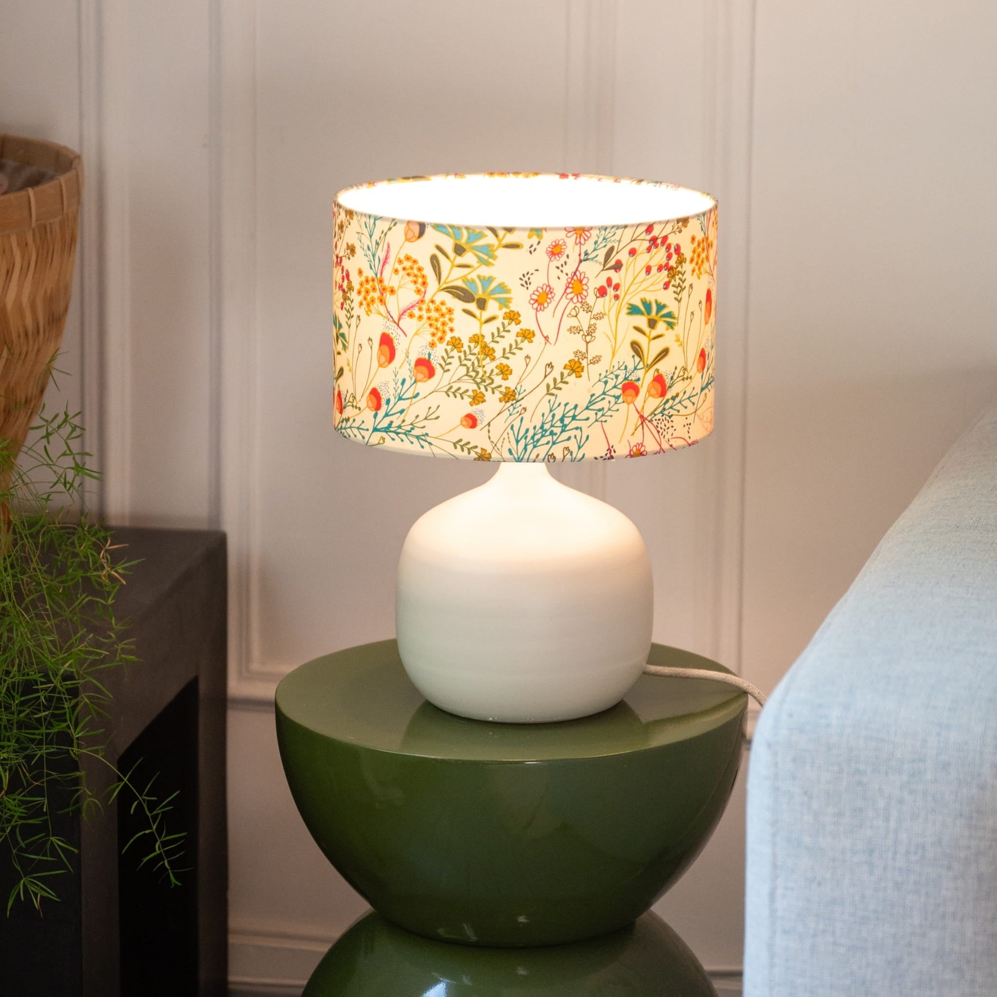 Lampe Terra Off-White avec abat-jour Symphonie D25 cm