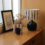 Lampe Terra Black avec abat-jour Liane D25 cm