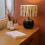 Lampe Terra Black avec abat-jour Liane D25 cm
