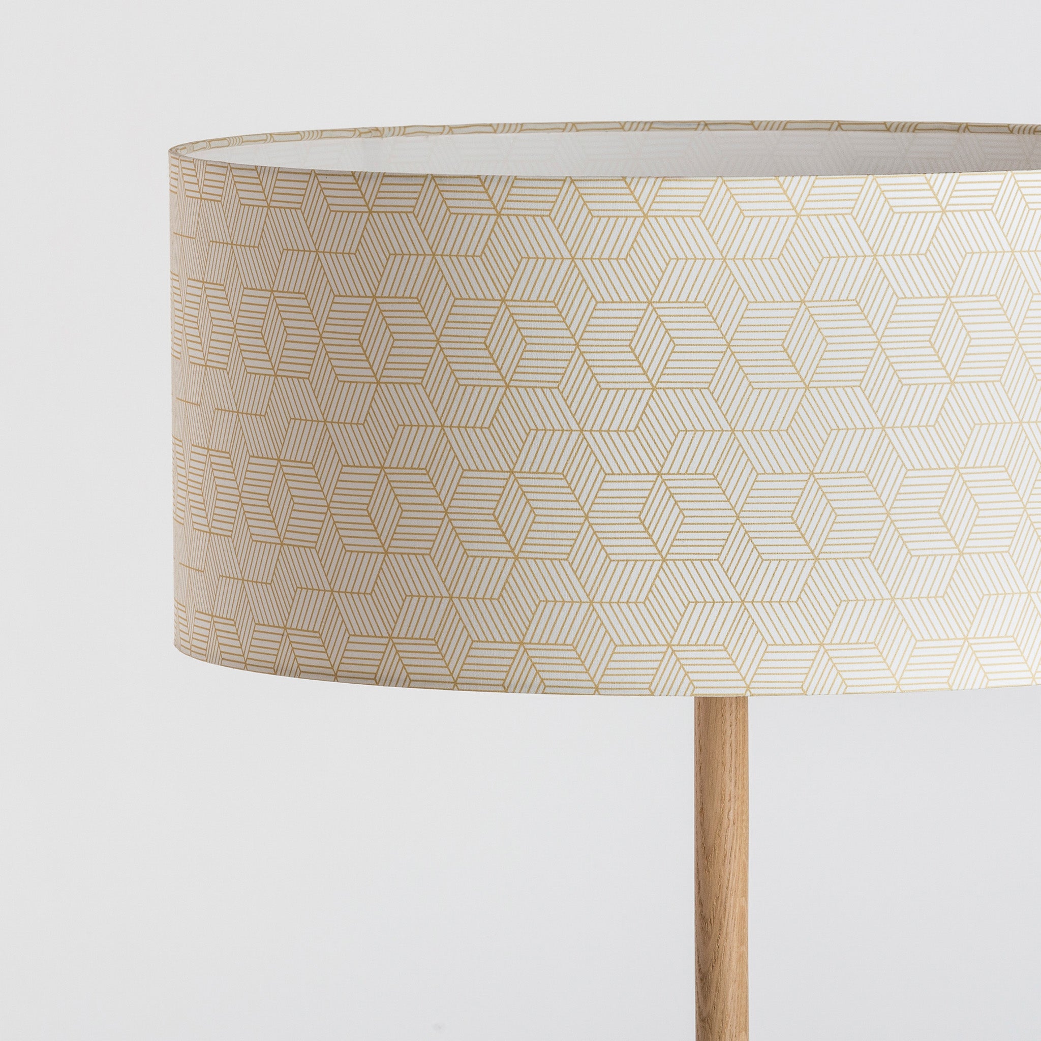 Lampe sur pied en chêne et albatre - Ameublement Lampe sur pied en chêne et albatre - Ameublement