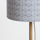 Lampe à poser en chêne massif Hélios