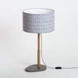 Lampe Helios avec abat-jour Cinetic indigo D30 cm