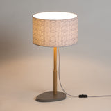 Lampe Helios avec abat-jour Cinetic indigo D30 cm