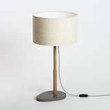 Lampe Helios avec abat-jour Cinetic miel D30 cm