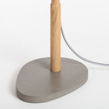 Lampe à poser en chêne massif Hélios